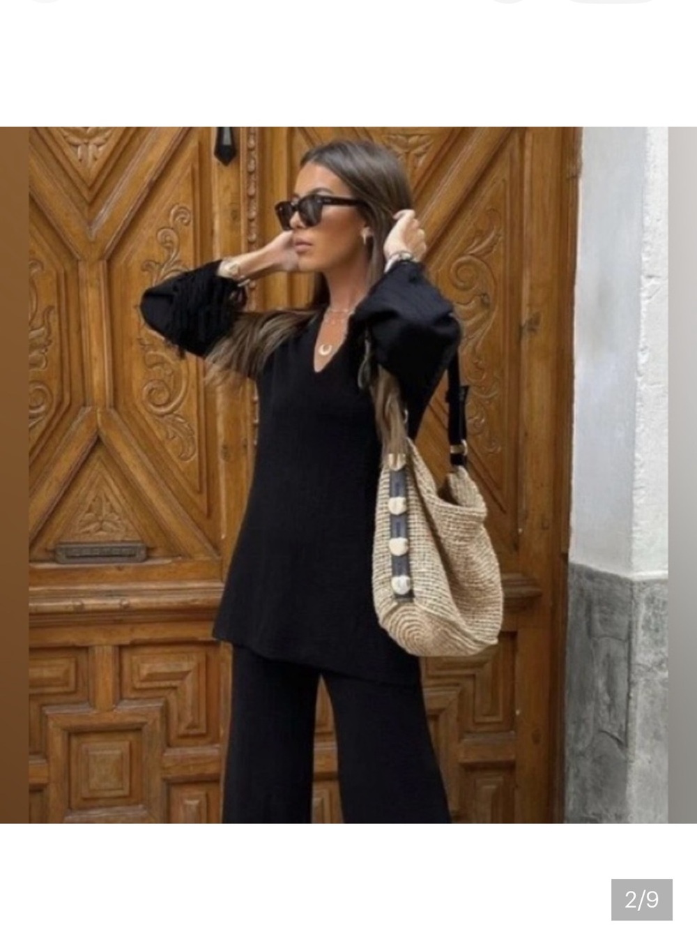 Zara Knit tunic top